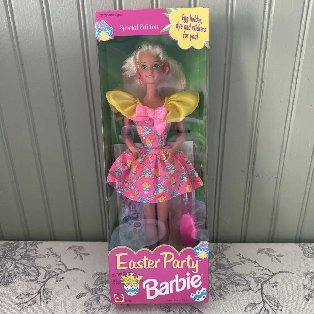 Vintage 1994 Mattel Barbie Doll Easter Party Barbie Special Edition Blonde